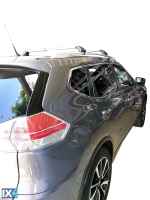 Kit Μπάρες Αλουμινίου NORDRIVE με Πόδια για Nissan X-trail 2014+ 2 τεμάχια