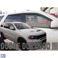 ΣΕΤ ΑΝΕΜΟΘΡΑΥΣΤΕΣ ΑΥΤΟΚΙΝΗΤΟΥ ΓΙΑ DODGE DURANGO 5D 2011> ΑΠΟ ΕΥΚΑΜΠΤΟ ΦΙΜΕ ΠΛΑΣΤΙΚΟ HEKO - 4 ΤΕΜ.