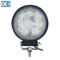 ΠΡΟΒΟΛΕΑΣ ΕΡΓΑΣΙΑΣ WORKING LAMPS FLOOD BEAM 10-30V 27W 1700lm OSRAM LED ΣΤΡΟΓΓΥΛΟΣ (137 x 120 x 68 mm)- 1ΤΕΜ Μ-TECH