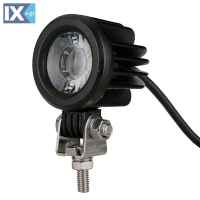 ΠΡΟΒΟΛΕΑΣ ΕΡΓΑΣΙΑΣ WORKING LAMPS FLOOD 10-32V 10W 800lm CREE LED ΣΤΡΟΓΓΥΛΟΣ (57 x 57 x 57 mm) M-TECH