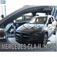 ΑΝΕΜΟΘΡΑΥΣΤΕΣ ΑΥΤΟΚΙΝΗΤΟΥ ΓΙΑ MERCEDES GLA H247 5D 2020> ΖΕΥΓΑΡΙ ΑΠΟ ΕΥΚΑΜΠΤΟ ΦΙΜΕ ΠΛΑΣΤΙΚΟ HEKO - 2 ΤΕΜ.