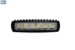 ΠΡΟΒΟΛΕΑΣ ΕΡΓΑΣΙΑΣ DAYLINE WL01 FLAT 9/60V - 18W - 6000K - 6 LED (ΛΕΥΚΟ/ΨΥΧΡΟ) - 160 Χ 43 Χ 42 mm AMiO - 1 ΤΕΜ.