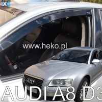 ΑΝΕΜΟΘΡΑΥΣΤΕΣ ΑΥΤΟΚΙΝΗΤΟΥ ΓΙΑ AUDI A8 4D 2003>2010 ΖΕΥΓΑΡΙ ΑΠΟ ΕΥΚΑΜΠΤΟ ΦΙΜΕ ΠΛΑΣΤΙΚΟ HEKO - 2 ΤΕΜ.