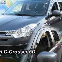 ΑΝΕΜΟΘΡΑΥΣΤΕΣ ΑΥΤΟΚΙΝΗΤΟΥ ΓΙΑ CITROEN C-CROSSER 5D 2007>2012 / PEUGEOT 4007 5D 2008>2012 ΖΕΥΓΑΡΙ ΑΠΟ ΕΥΚΑΜΠΤΟ ΦΙΜΕ ΠΛΑΣΤΙΚΟ HEKO - 2 ΤΕΜ.