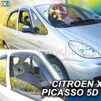 ΑΝΕΜΟΘΡΑΥΣΤΕΣ ΑΥΤΟΚΙΝΗΤΟΥ ΓΙΑ CITROEN XSARA PICASSO 5D 1999> ΖΕΥΓΑΡΙ ΑΠΟ ΕΥΚΑΜΠΤΟ ΦΙΜΕ ΠΛΑΣΤΙΚΟ HEKO - 2 ΤΕΜ.