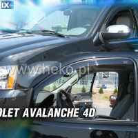 ΑΝΕΜΟΘΡΑΥΣΤΕΣ ΑΥΤΟΚΙΝΗΤΟΥ ΓΙΑ CHEVROLET AVALANCE 4D 2007> ΖΕΥΓΑΡΙ ΑΠΟ ΕΥΚΑΜΠΤΟ ΦΙΜΕ ΠΛΑΣΤΙΚΟ HEKO - 2 ΤΕΜ.