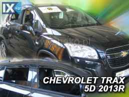 ΣΕΤ ΑΝΕΜΟΘΡΑΥΣΤΕΣ ΑΥΤΟΚΙΝΗΤΟΥ ΓΙΑ CHEVROLET TRAX 5D 2013>2015 ΑΠΟ ΕΥΚΑΜΠΤΟ ΦΙΜΕ ΠΛΑΣΤΙΚΟ HEKO - 4 ΤΕΜ.