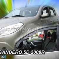 ΑΝΕΜΟΘΡΑΥΣΤΕΣ ΑΥΤΟΚΙΝΗΤΟΥ ΓΙΑ DACIA SANDERO 5D 2008> ΖΕΥΓΑΡΙ ΑΠΟ ΕΥΚΑΜΠΤΟ ΦΙΜΕ ΠΛΑΣΤΙΚΟ HEKO - 2 ΤΕΜ.