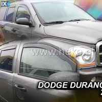 ΑΝΕΜΟΘΡΑΥΣΤΕΣ ΑΥΤΟΚΙΝΗΤΟΥ ΓΙΑ DODGE DURANGO 5D 2004-2010 ΖΕΥΓΑΡΙ ΑΠΟ ΕΥΚΑΜΠΤΟ ΦΙΜΕ ΠΛΑΣΤΙΚΟ HEKO - 2 ΤΕΜ.