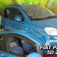 ΑΝΕΜΟΘΡΑΥΣΤΕΣ ΑΥΤΟΚΙΝΗΤΟΥ ΓΙΑ FIAT PANDA III 5D 02/2012+ ΖΕΥΓΑΡΙ ΑΠΟ ΕΥΚΑΜΠΤΟ ΦΙΜΕ ΠΛΑΣΤΙΚΟ HEKO - 2 ΤΕΜ.