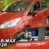 ΑΝΕΜΟΘΡΑΥΣΤΕΣ ΑΥΤΟΚΙΝΗΤΟΥ ΓΙΑ FORD B-MAX 5D 2012-2017 ΖΕΥΓΑΡΙ ΑΠΟ ΕΥΚΑΜΠΤΟ ΦΙΜΕ ΠΛΑΣΤΙΚΟ HEKO - 2 ΤΕΜ.