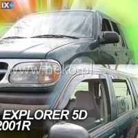 ΑΝΕΜΟΘΡΑΥΣΤΕΣ ΑΥΤΟΚΙΝΗΤΟΥ ΓΙΑ FORD EXPLORER 5D 1996>2001 ΖΕΥΓΑΡΙ ΑΠΟ ΕΥΚΑΜΠΤΟ ΦΙΜΕ ΠΛΑΣΤΙΚΟ HEKO - 2 ΤΕΜ.