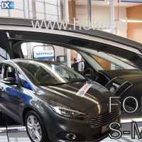 ΑΝΕΜΟΘΡΑΥΣΤΕΣ ΑΥΤΟΚΙΝΗΤΟΥ ΓΙΑ FORD S-MAX 2016> ΖΕΥΓΑΡΙ ΑΠΟ ΕΥΚΑΜΠΤΟ ΦΙΜΕ ΠΛΑΣΤΙΚΟ HEKO - 2 ΤΕΜ.