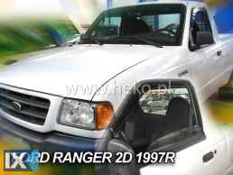 ΑΝΕΜΟΘΡΑΥΣΤΕΣ ΑΥΤΟΚΙΝΗΤΟΥ ΓΙΑ FORD RANGER PICK UP 2D ΕΩΣ ΤΟ 1997 ΖΕΥΓΑΡΙ ΑΠΟ ΕΥΚΑΜΠΤΟ ΦΙΜΕ ΠΛΑΣΤΙΚΟ HEKO - 2 ΤΕΜ.