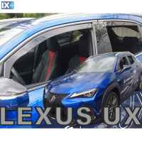 ΣΕΤ ΑΝΕΜΟΘΡΑΥΣΤΕΣ ΑΥΤΟΚΙΝΗΤΟΥ ΓΙΑ LEXUS UX 5D 2019> ΑΠΟ ΕΥΚΑΜΠΤΟ ΦΙΜΕ ΠΛΑΣΤΙΚΟ HEKO - 4 ΤΕΜ.