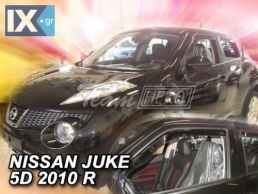 ΑΝΕΜΟΘΡΑΥΣΤΕΣ ΑΥΤΟΚΙΝΗΤΟΥ ΓΙΑ NISSAN JUKE 5D 2010-2020 ΖΕΥΓΑΡΙ ΑΠΟ ΕΥΚΑΜΠΤΟ ΦΙΜΕ ΠΛΑΣΤΙΚΟ HEKO - 2 ΤΕΜ.