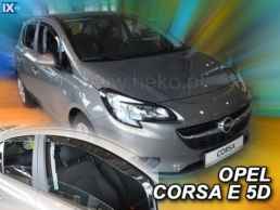 ΣΕΤ ΑΝΕΜΟΘΡΑΥΣΤΕΣ ΑΥΤΟΚΙΝΗΤΟΥ ΓΙΑ OPEL CORSA D 5D 09/06-14 / CORSA E 5D 2015> ΑΠΟ ΕΥΚΑΜΠΤΟ ΦΙΜΕ ΠΛΑΣΤΙΚΟ HEKO - 4 ΤΕΜ.