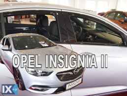 ΣΕΤ ΑΝΕΜΟΘΡΑΥΣΤΕΣ ΑΥΤΟΚΙΝΗΤΟΥ ΓΙΑ OPEL INSIGNIA II 5D 2017 > ΑΠΟ ΕΥΚΑΜΠΤΟ ΦΙΜΕ ΠΛΑΣΤΙΚΟ HEKO - 4 ΤΕΜ.