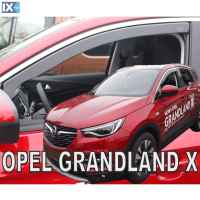 ΑΝΕΜΟΘΡΑΥΣΤΕΣ ΑΥΤΟΚΙΝΗΤΟΥ ΓΙΑ OPEL GRANDLAND X 5D 2017> ΖΕΥΓΑΡΙ ΑΠΟ ΕΥΚΑΜΠΤΟ ΦΙΜΕ ΠΛΑΣΤΙΚΟ HEKO - 2 ΤΕΜ.