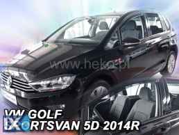 ΑΝΕΜΟΘΡΑΥΣΤΕΣ ΑΥΤΟΚΙΝΗΤΟΥ ΓΙΑ VW GOLF 7 SPORTSVAN 5D VARIANT 2014>2020 ΖΕΥΓΑΡΙ ΑΠΟ ΕΥΚΑΜΠΤΟ ΦΙΜΕ ΠΛΑΣΤΙΚΟ HEKO - 2 ΤΕΜ.