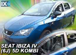 ΣΕΤ ΑΝΕΜΟΘΡΑΥΣΤΕΣ ΑΥΤΟΚΙΝΗΤΟΥ ΓΙΑ SEAT IBIZA 5D 2008+ COMBI ΑΠΟ ΕΥΚΑΜΠΤΟ ΦΙΜΕ ΠΛΑΣΤΙΚΟ HEKO - 4 ΤΕΜ.