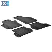 SEEAT ALTEA 04/2004-12/2014 / SEAT TOLEDO 01/2005-09/2009 / VOLKSWAGEN GOLF PLUS 05/2005-07/2014 ΜΑΡΚΕ ΠΑΤΑΚΙΑ SUMISURA ΛΑΣΤΙΧΟ ΣΕ ΜΑΥΡΟ ΧΡΩΜΑ ME ΚΟΥΜΠΩΜΑΤΑ LAMPA - 4 ΤΕΜ.