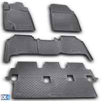 ΜΑΡΚΕ ΠΑΤΑΚΙΑ ΣΕ ΣΚΑΦΗ TPE ΛΑΣΤΙΧΟ ΓΙΑ TOYOTA LANDCRUISER 200 11/2007-2015 ΣΕ ΑΝΘΡΑΚΙ ΣΚΟΥΡΟ ΓΚΡΙ ΧΡΩΜΑ NOVLINE - 5 ΤΕΜ.