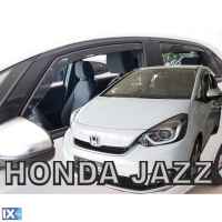 ΣΕΤ ΑΝΕΜΟΘΡΑΥΣΤΕΣ ΑΥΤΟΚΙΝΗΤΟΥ ΓΙΑ HONDA JAZZ 5D 2019> ΑΠΟ ΕΥΚΑΜΠΤΟ ΦΙΜΕ ΠΛΑΣΤΙΚΟ HEKO - 4 ΤΕΜ.