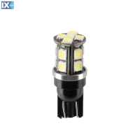 T10 9>30V W2,1x9,5d 6.500K 480lm 15SMD LED ΛΕΥΚΟ (ΚΑΡΦΩΤΟ-ΔΙΠΛΗΣ ΠΟΛΙΚΟΤΗΤΑΣ) 2ΤΕΜ.