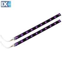 ΤΑΙΝΙΑ ΜΕ 10 LED ΕΥΚΑΜΠΤΗ FLEX STRIP 20 CM 12V ΜΩΒ 2ΤΕΜ