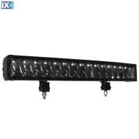 ΠΡΟΒΟΛΕΑΣ DRIVING LIGHT 10-48V 105W 5500lm 15x7W LED BLACK SERIES 537x46x67mm M-TECH