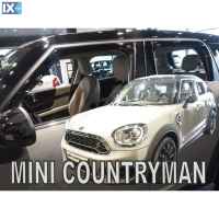 ΣΕΤ ΑΝΕΜΟΘΡΑΥΣΤΕΣ ΑΥΤΟΚΙΝΗΤΟΥ ΓΙΑ MINI COUNTRYMAN F60 5D 2017> ΑΠΟ ΕΥΚΑΜΠΤΟ ΦΙΜΕ ΠΛΑΣΤΙΚΟ HEKO - 4 ΤΕΜ.