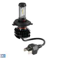 H4 9>32V 3000>10.000K 2.250lm 25W P43t HALO LED PRO-BIKE 1 12LED ZES 1ΤΕΜ. LED KIT