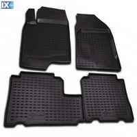 ΜΑΡΚΕ ΠΑΤΑΚΙΑ ΣΕ ΣΚΑΦΗ TPE ΛΑΣΤΙΧΟ ΓΙΑ CHEVROLET CAPTIVA 2006-2011 ΣΕ ΜΑΥΡΟ ΧΡΩΜΑ NOVLINE - 4 ΤΕΜ.