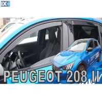 ΣΕΤ ΑΝΕΜΟΘΡΑΥΣΤΕΣ ΑΥΤΟΚΙΝΗΤΟΥ ΓΙΑ OPEL CORSA F 5D 2019> / PEUGEOT 208 5D 2019> ΑΠΟ ΕΥΚΑΜΠΤΟ ΦΙΜΕ ΠΛΑΣΤΙΚΟ HEKO - 4 ΤΕΜ.