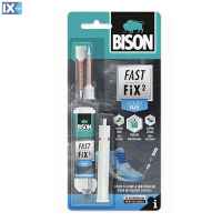 ΚΟΛΛΑ ΔΥΟ ΣΥΣΤΑΤΙΚΩΝ ΓΙΑ ΕΥΚΑΜΠΤΑ ΥΛΙΚΑ 10gr BISON FAST FIX2 LIQUID FLEX