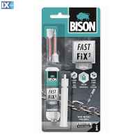 ΚΟΛΛΑ ΔΥΟ ΣΥΣΤΑΤΙΚΩΝ ΓΙΑ ΜΕΤΑΛΛΑ 10gr BISON FAST FIX2 LIQUID METAL