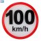 ΣΗΜΑ ΤΑΧΥΤΗΤΑΣ ΧΙΛΙΟΜΕΤΡΩΝ 100km/h 10cm ΑΥΤΟΚΟΛΛΗΤΟ 1ΤΕΜ.  - 4,5 EUR