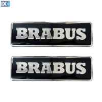 BRABUS ΣΗΜΑΤΑ ΒΙΔΩΤΑ 10 Χ 3 cm ΕΠΟΞΕΙΔΙΚΗΣ ΡΥΤΙΝΗΣ (ΥΓΡΟ ΓΥΑΛΙ) ΣΕ ΜΑΥΡΟ/ΧΡΩΜΙΟ ΓΙΑ ΠΑΤΑΚΙΑ - 2 ΤΕΜ.