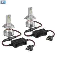 H4 9>32V 6.500K 6.000lm 72W P43t HALO LED SERIE 7 COMPACT 16LED CREE LED KIT - 2 ΤΕΜ.