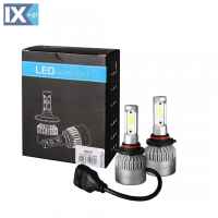 HB3 9005 9>32V 6.500K 10.000lm 4x10W COB ΛΑΜΠΑ LED EPISTAR 1021 C6 KIT ΜΕ ΑΝΕΜΙΣΤΗΡΑΚΙ M-TECH - 2 ΤΕΜ.