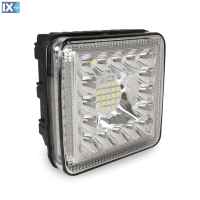 ΠΡΟΒΟΛΕΑΣ ΕΡΓΑΣΙΑΣ WORKING LAMP FLOOD 77LED 3030 9-36V 3840lm 6000K 110x110mm AWL13 AMIO – 1 ΤΕΜ.