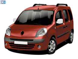 RENAULT KANGOO 2 08-13 Χρωμίου ABS Καπάκια Καθρέφτη