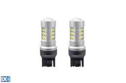 W21W T20 12/24V 6,2W 5.600K LED 24xSMD3030 CAN-BUS ΛΕΥΚΟ 18x56mm 2ΤΕΜ.