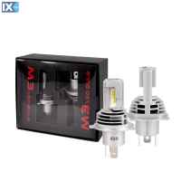 H4 12/24V 6.500K 5.000lm 50W CSP1860 M3 LED LSAS SERIES KIT ΜΕ ΑΝΕΜΙΣΤΗΡΑΚΙ M-TECH - 2 ΤΕΜ.