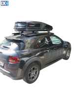 Μπαρες για Μπαγκαζιερα - Kit Μπάρες οροφής Σιδήρου Nordrive - Πόδια + Μπαγκαζιέρα Nordrive D-Box 430 για Citroen C4 Cactus 2014+ 3 τεμάχια