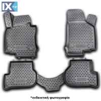 VW GOLF 6 2009-2012 ΜΑΡΚΕ ΠΑΤΑΚΙΑ ΣΕ ΣΚΑΦΗ TPE ΛΑΣΤΙΧΟ ΣΕ ΜΑΥΡΟ ΧΡΩΜΑ NOVLINE - 4 ΤΕΜ.