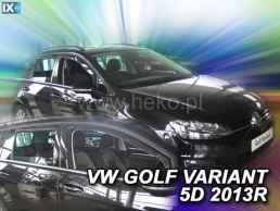 ΣΕΤ ΑΝΕΜΟΘΡΑΥΣΤΕΣ ΑΥΤΟΚΙΝΗΤΟΥ ΓΙΑ VW GOLF 7 VARIANT 5D 2013R->(+OT) ΑΠΟ ΕΥΚΑΜΠΤΟ ΦΙΜΕ ΠΛΑΣΤΙΚΟ HEKO - 4 ΤΕΜ.