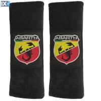 ABARTH ΜΑΞΙΛΑΡΑΚΙΑ ΓΙΑ ΖΩΝΗ ΑΣΦΑΛΕΙΑΣ 21 X 7,5 cm ΣΕ ΜΑΥΡΟ ΧΡΩΜΑ ΜΕ ΑΣΠΡΟ/ΚΟΚΚΙΝΟ/ΚΙΤΡΙΝΟ/ΠΡΑΣΙΝΟ LOGO - 2 ΤΕΜ.