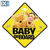 BABY ON BOARD ΕΝΔΕΙΞΗ WINNIE THE POOH AMIO - 1 ΤΕΜ.